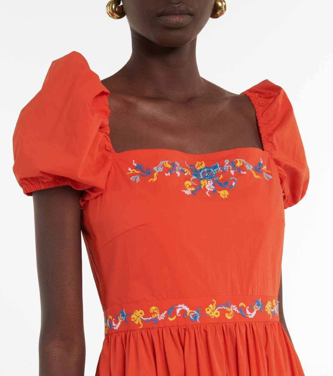 Caroline Constas - Hayden embroidered midi dress