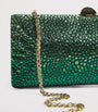 Green Silk Crystal Clutch Bag