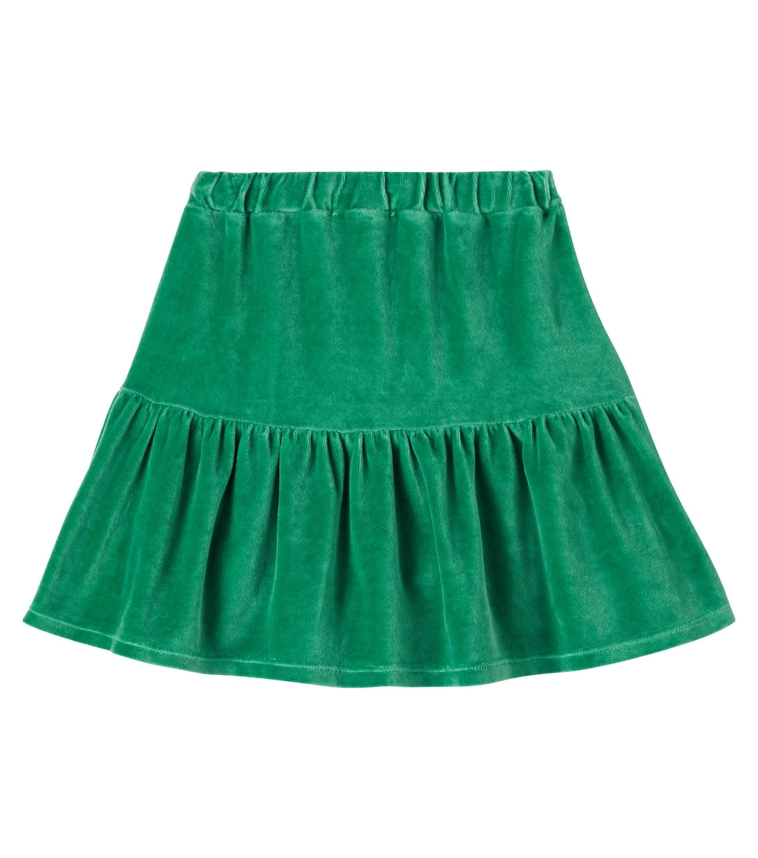 Bobo Choses - Printed tiered cotton terry skirt