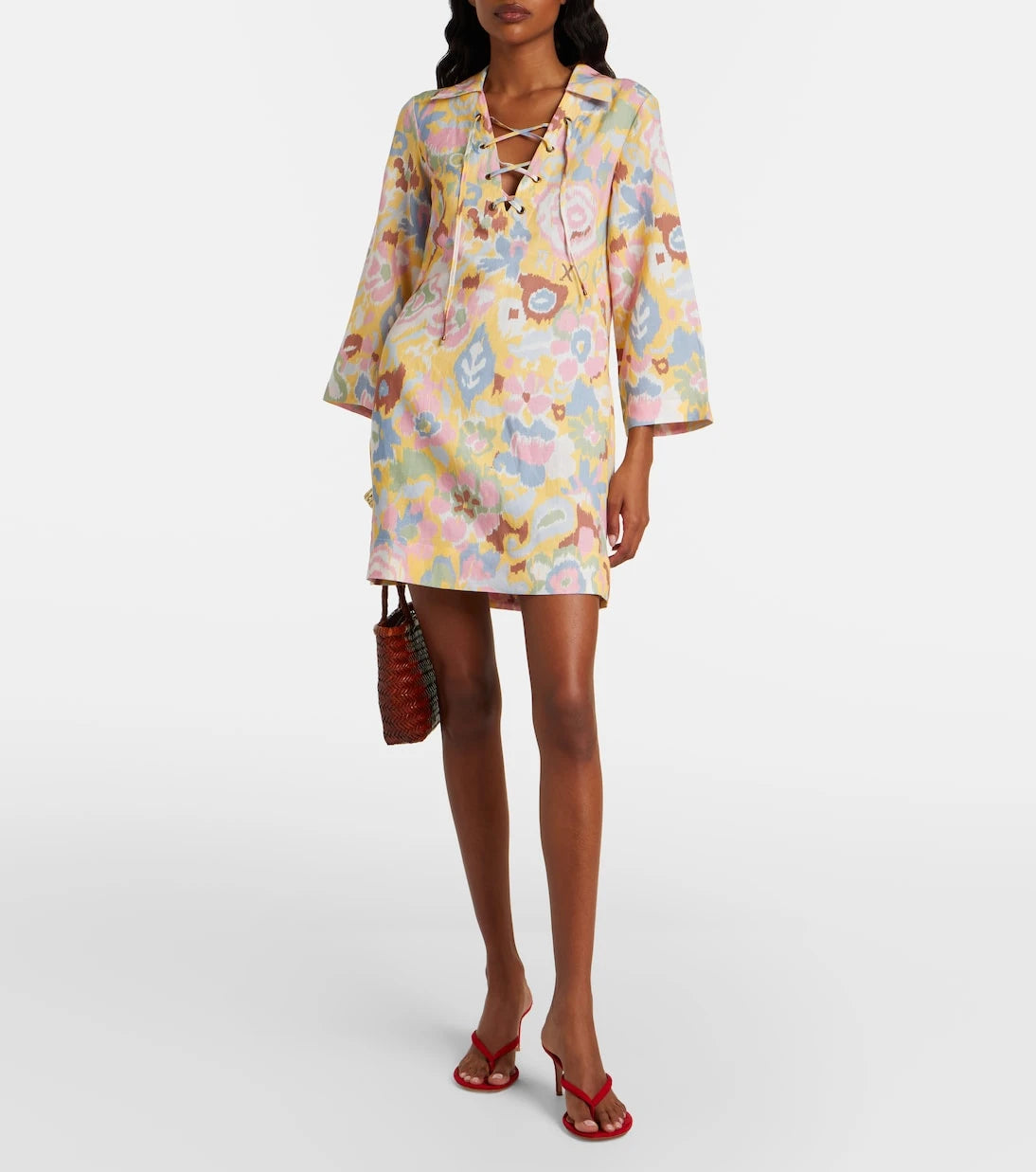 Rixo - Lucien printed minidress