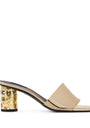 Givenchy Leather Tape Heeled Mules 65