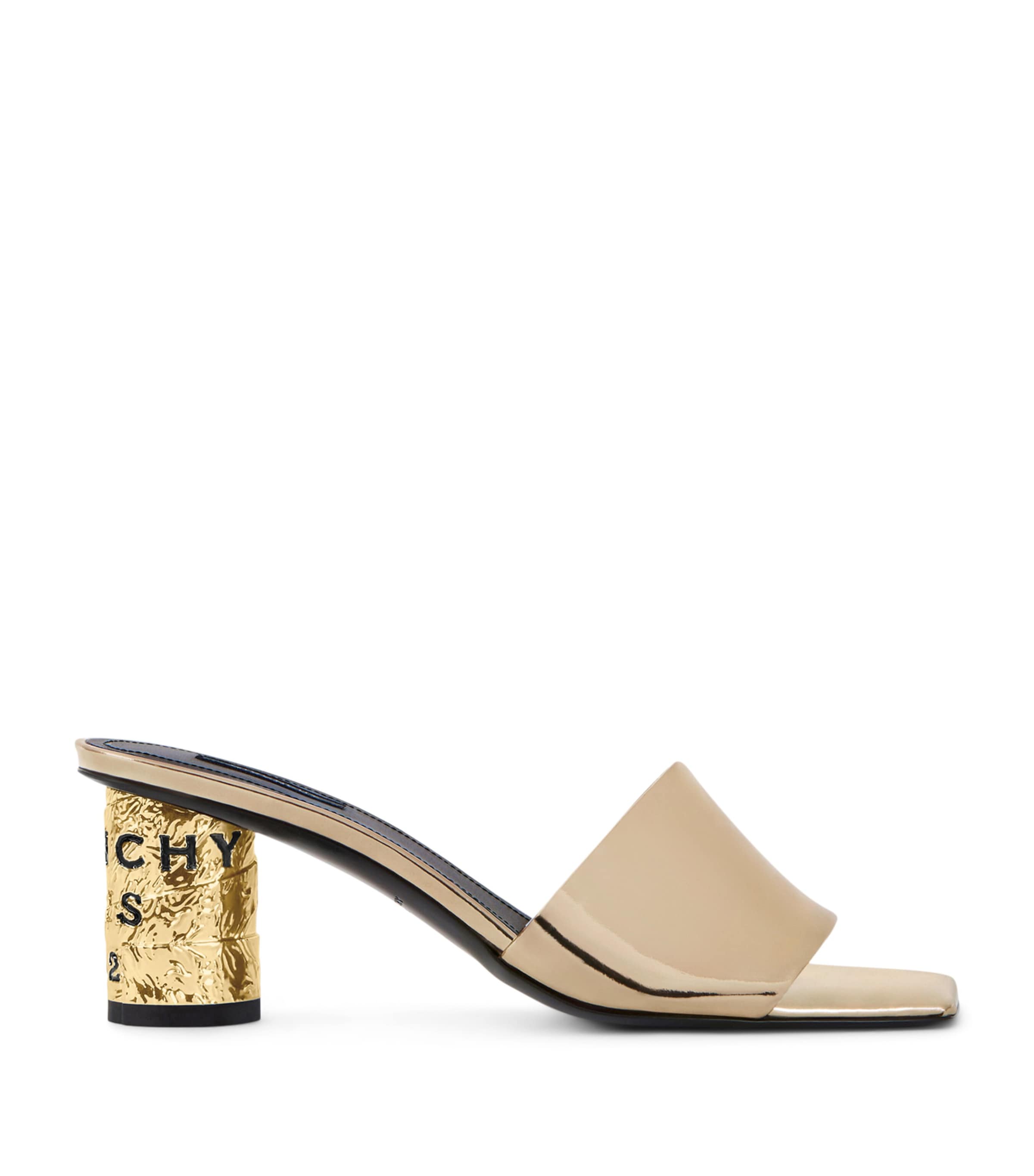 Givenchy Leather Tape Heeled Mules 65
