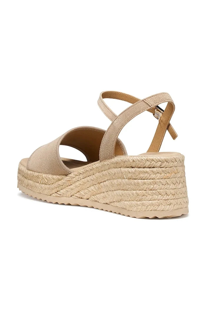 Geox skosik tabanlı kadın deri espadril D ALEMERIA