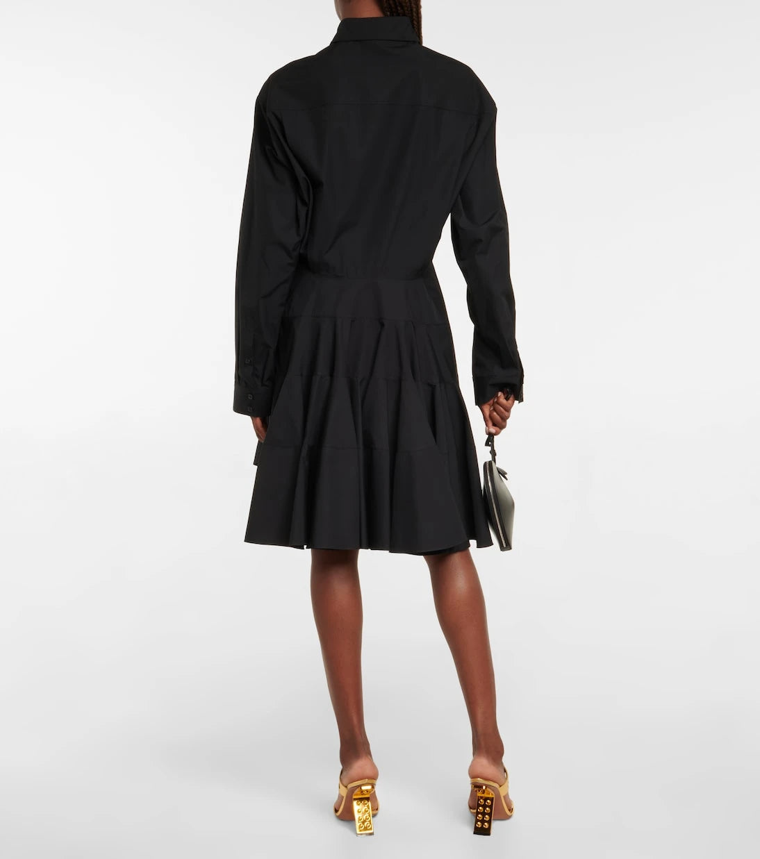 Alaïa - Cotton poplin shirt dress