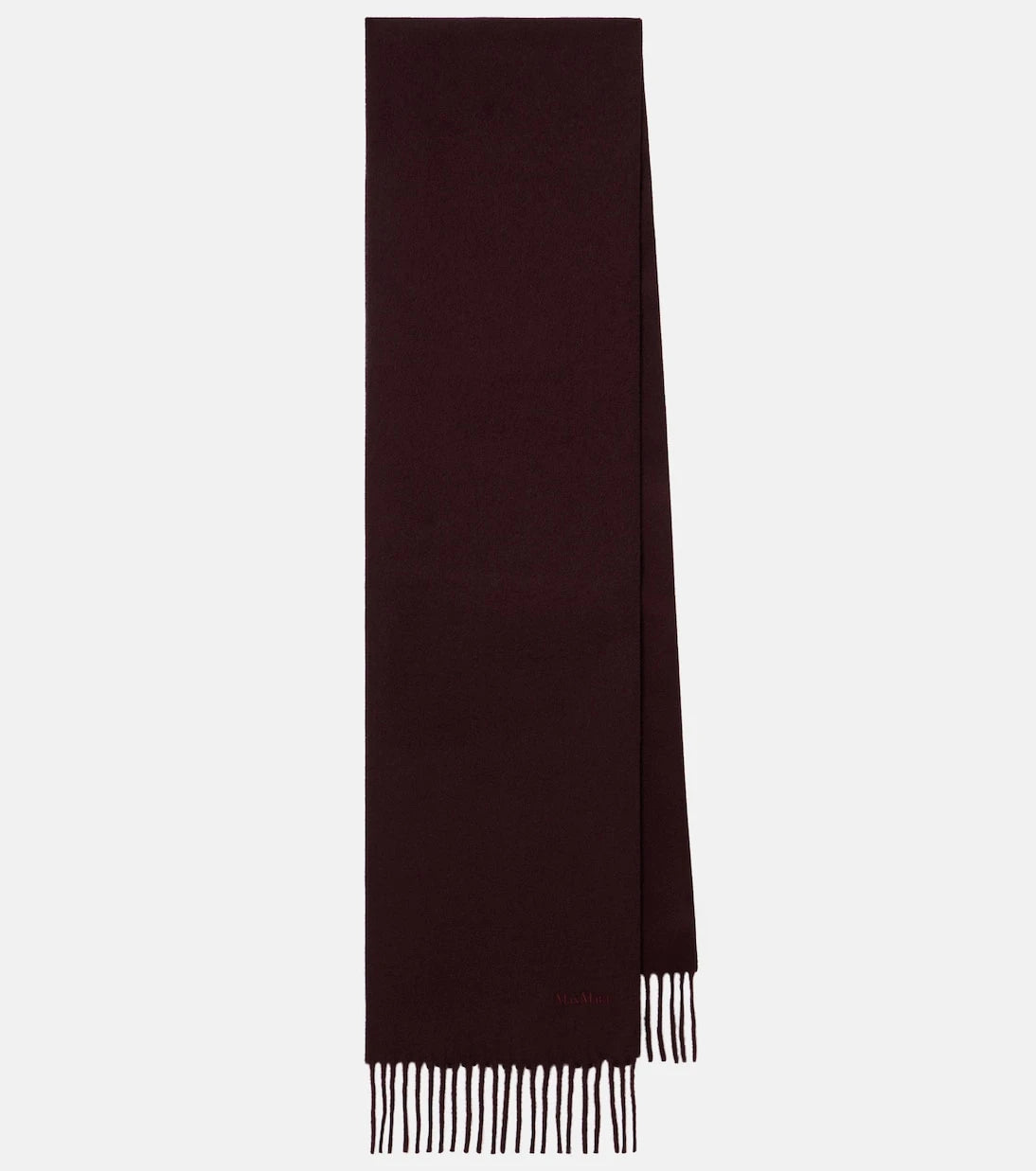 Max Mara - Fringed wool scarf