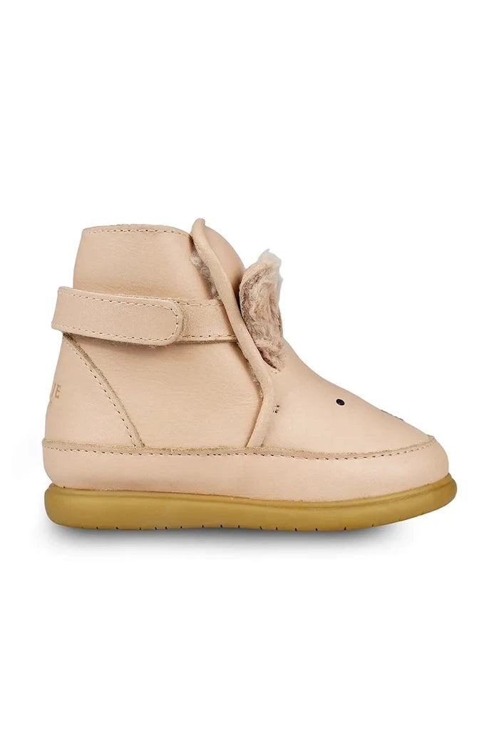 Donsje Dubu Exclusive Shoes Fluffy Bunny Çocuk Deri Kışlık Botlar