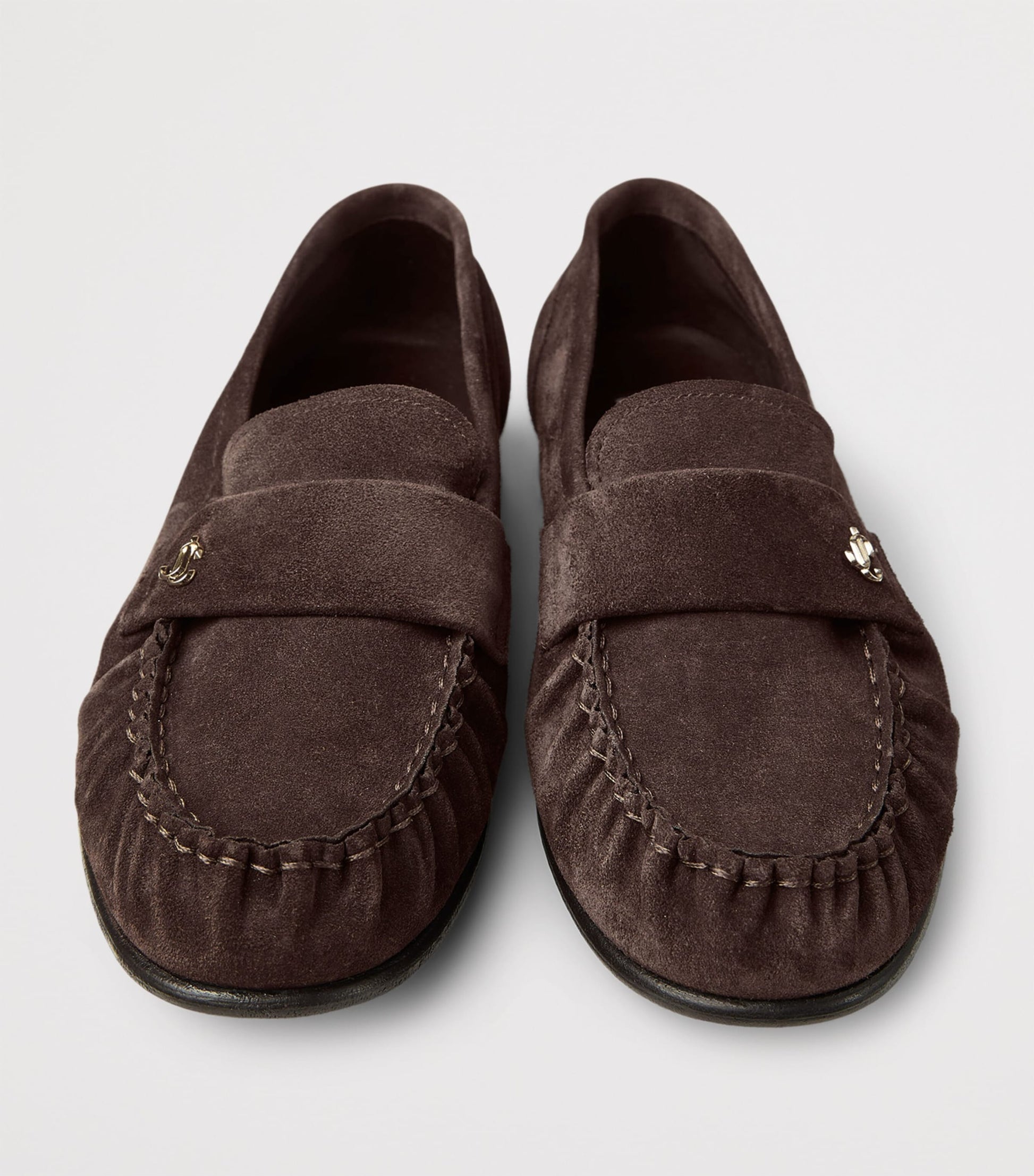 Brown Ellis Suede Loafers