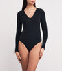 Wolford Black The V-Neck Bodysuit