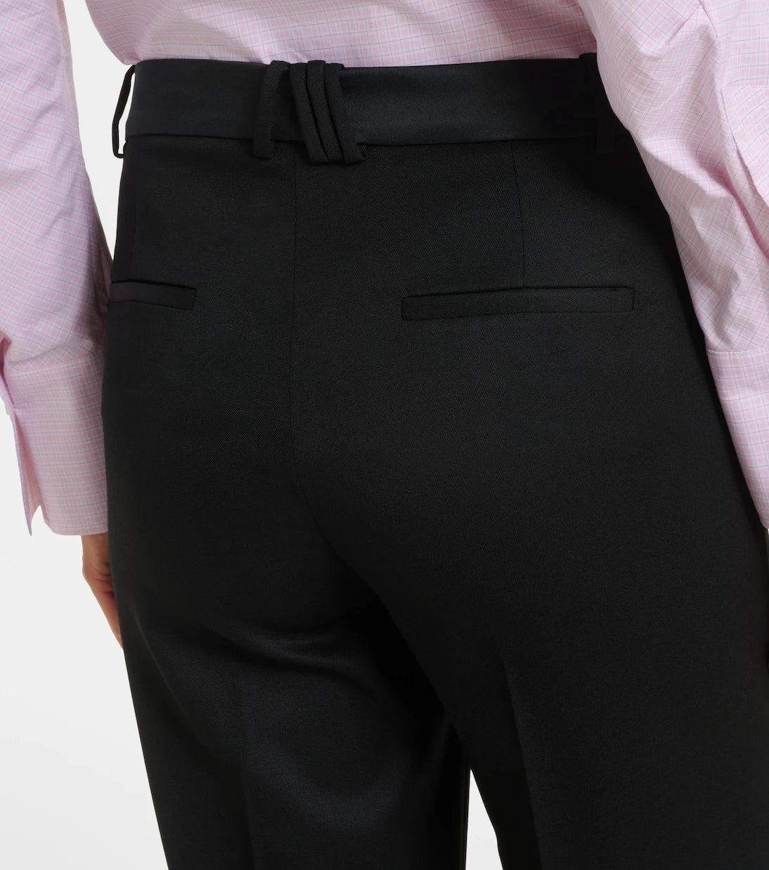 The Attico - Virgin wool wide-leg pants