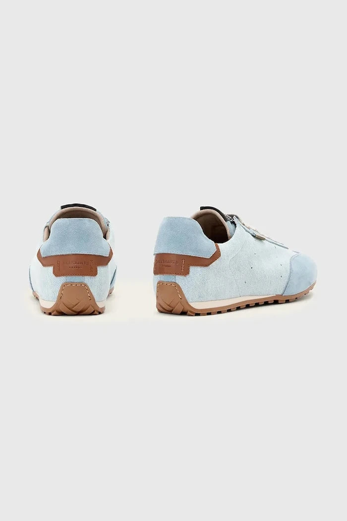 AllSaints Liam Low Top маратонки дамски от велур