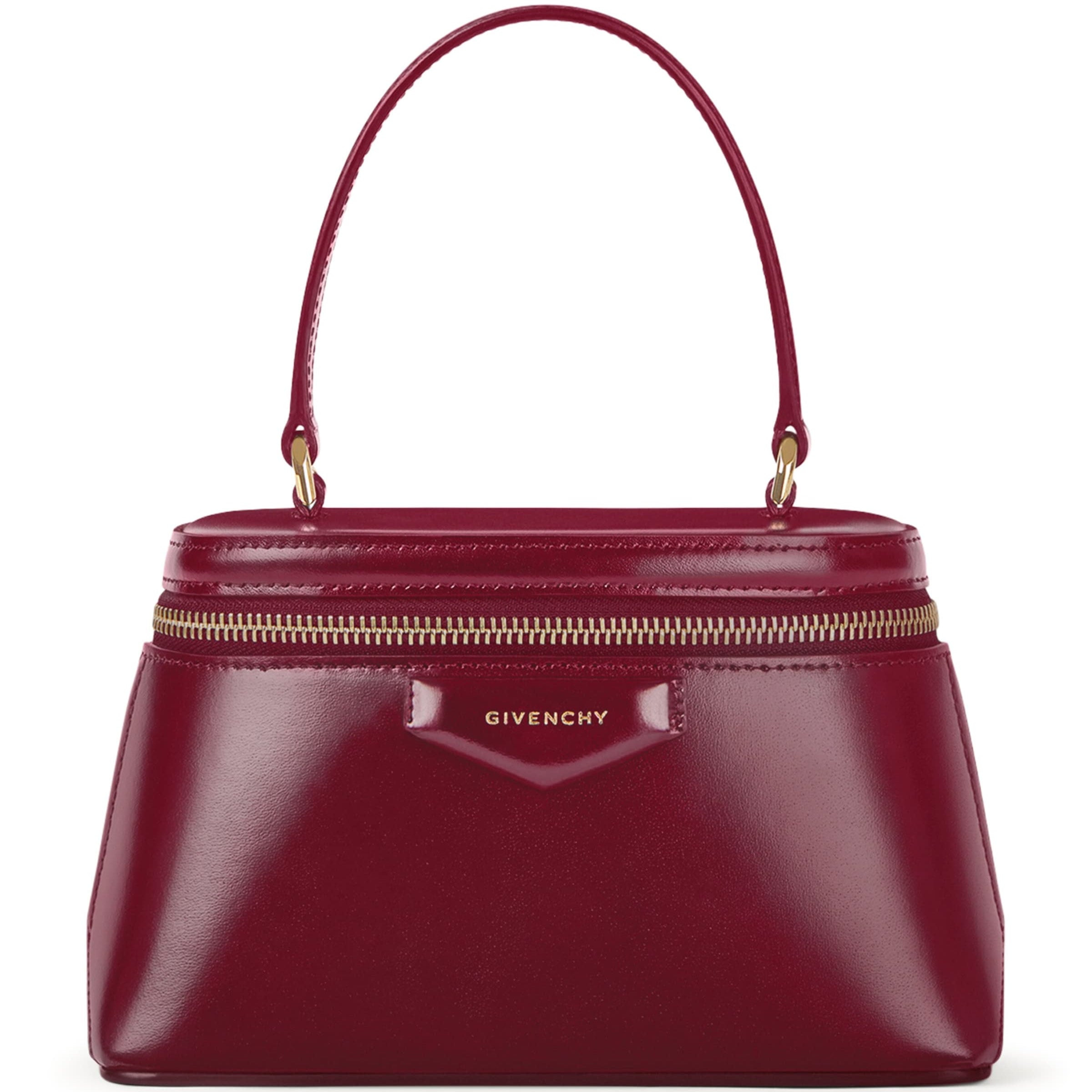 Givenchy Leather Antigona Vanity Top-Handle Bag