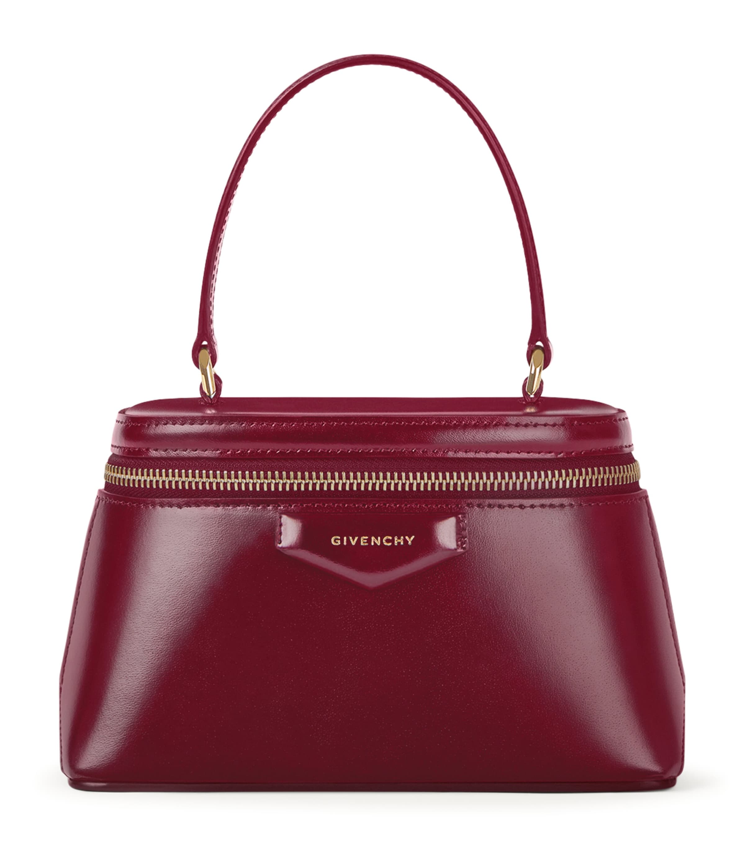 Givenchy Leather Antigona Vanity Top-Handle Bag