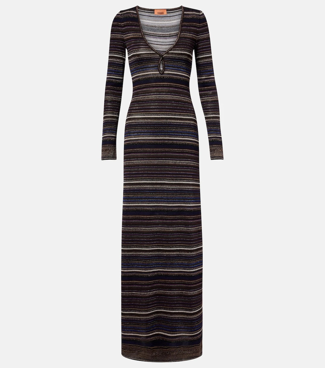 Missoni - فستان طويل مخطط
