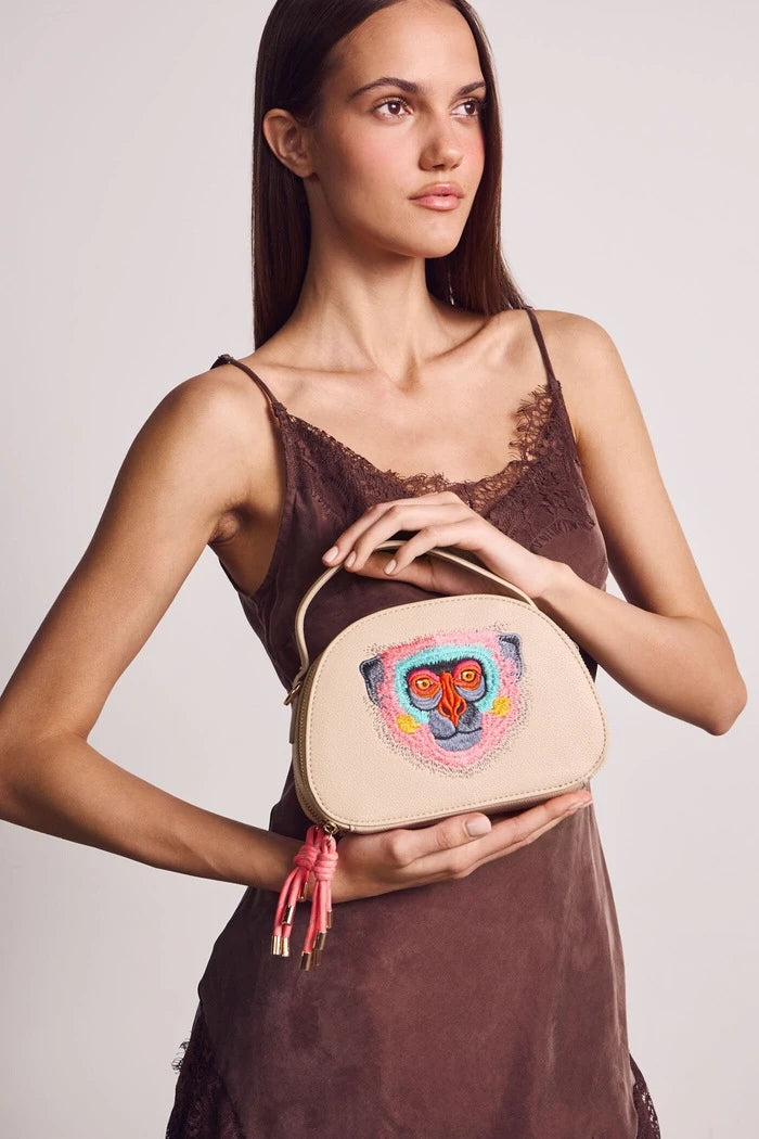 Medicine suni deri crossbody kadın çantası