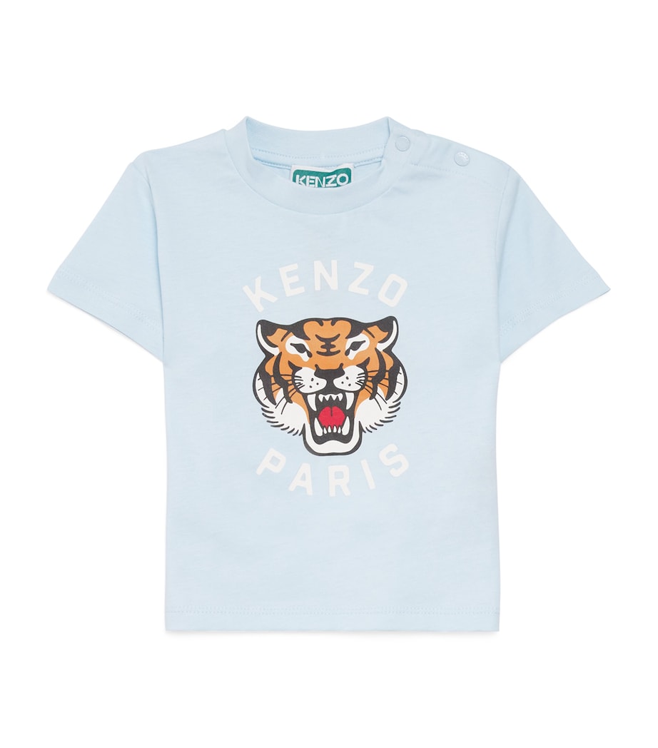 Kenzo Kids Cotton Logo T-Shirt (6-36 Months)