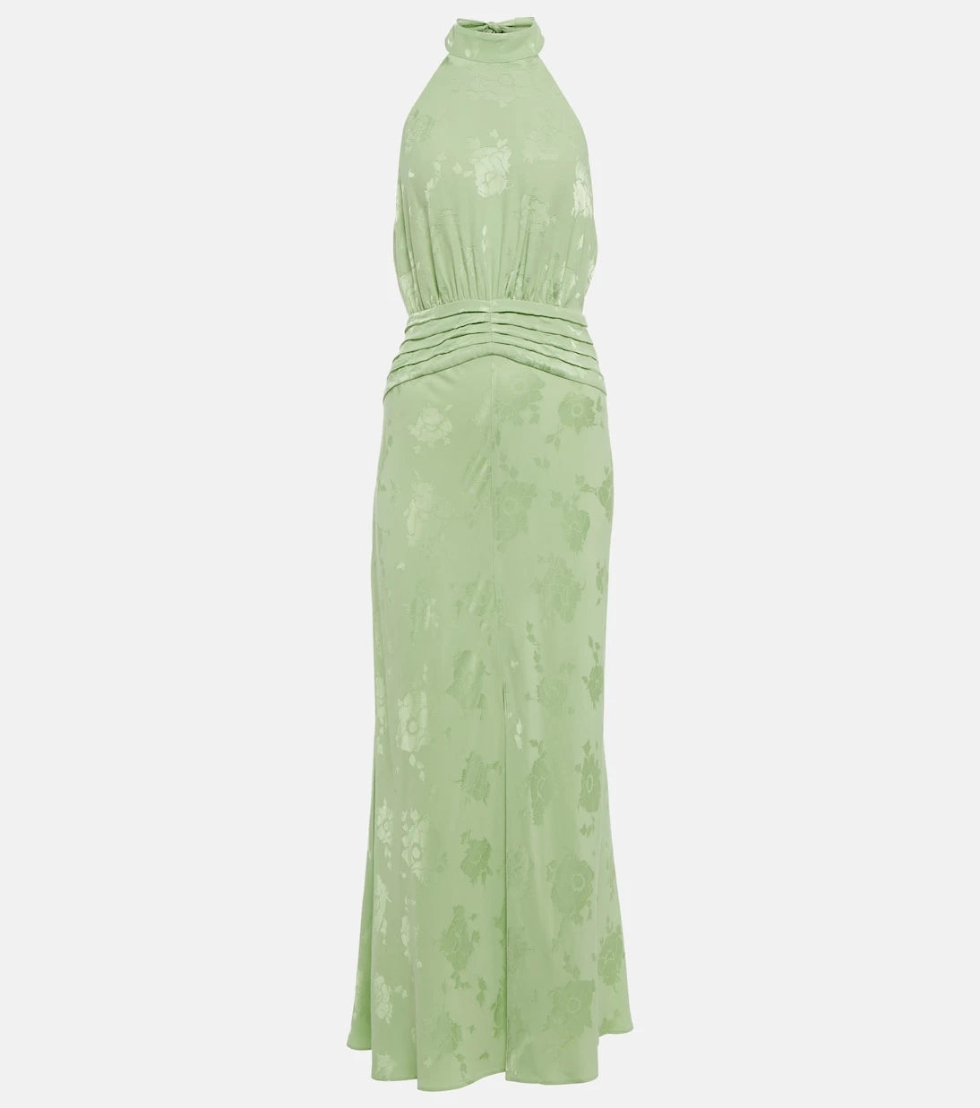 Rixo - Kendra floral halterneck dress