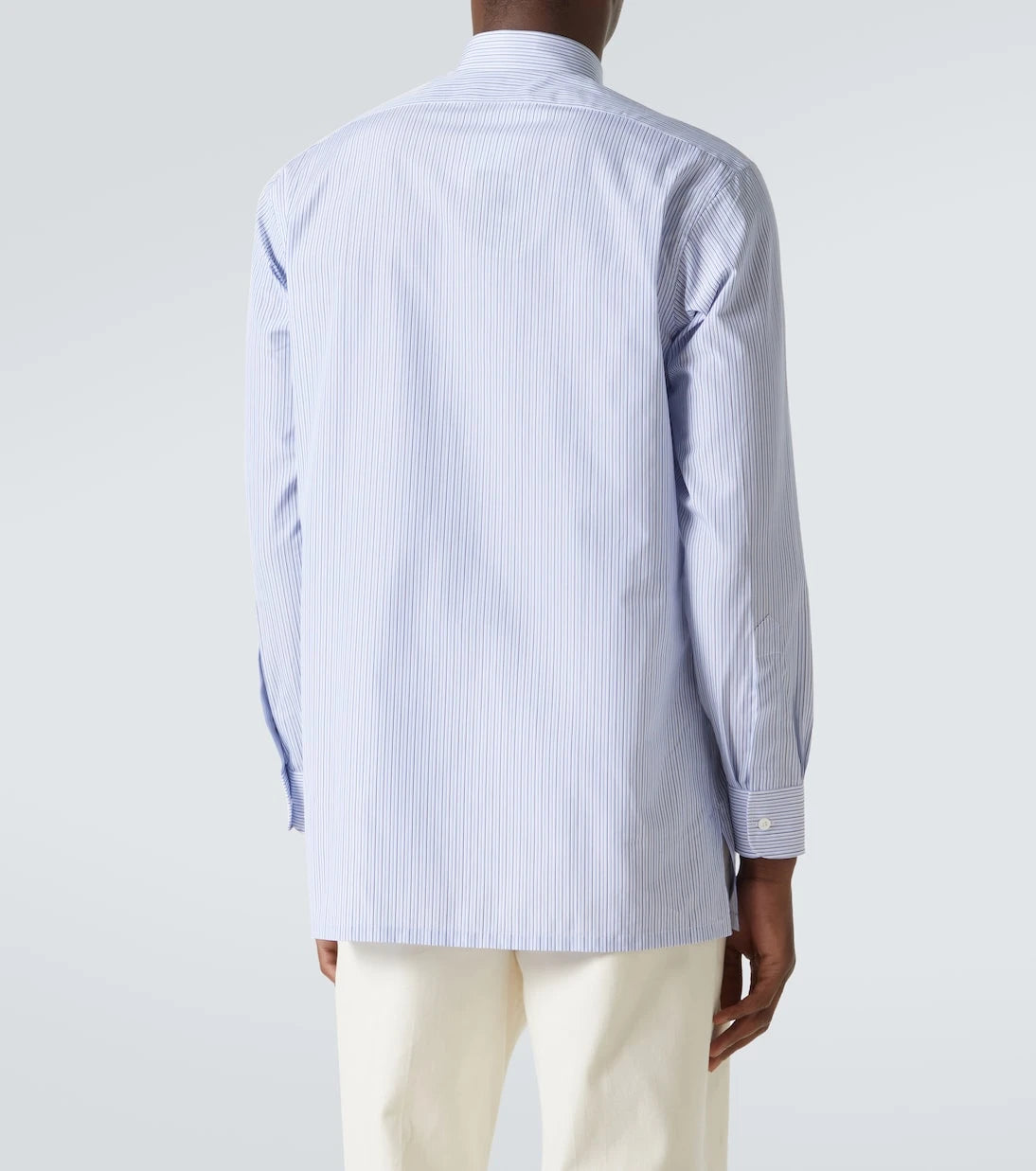 Charvet - Striped cotton poplin shirt