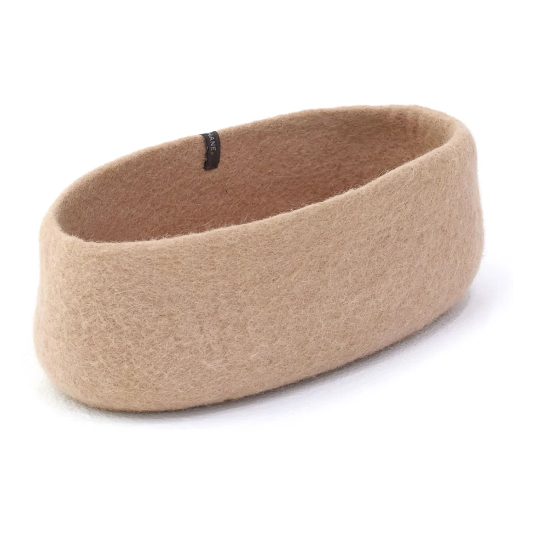 Muskhane - Felt storage basket | Beige