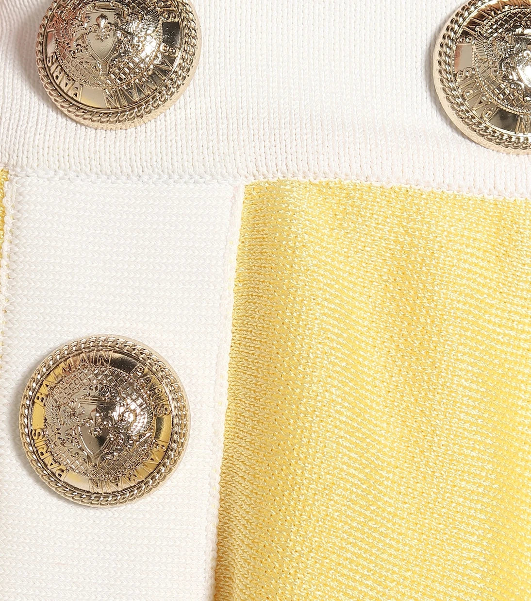 Balmain - High-rise knit shorts