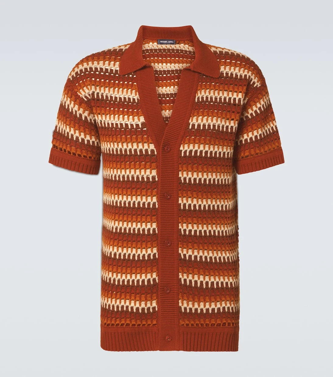 Frescobol Carioca - Pinto crochet cotton shirt