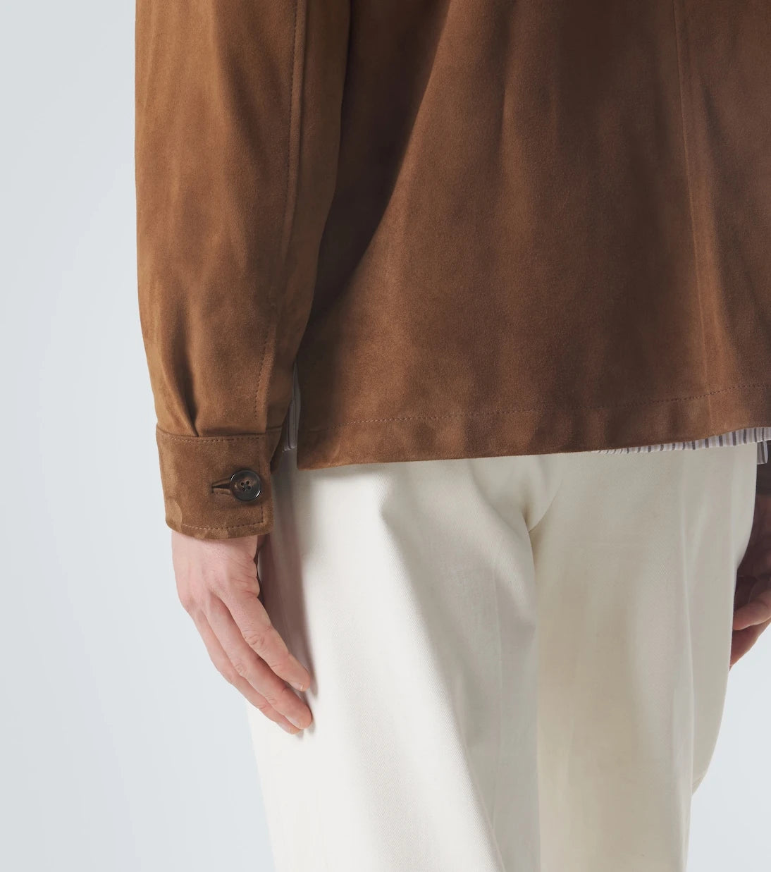 Umit Benan - Santiago suede overshirt