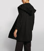 Max Mara Black Rialto Hooded Coat