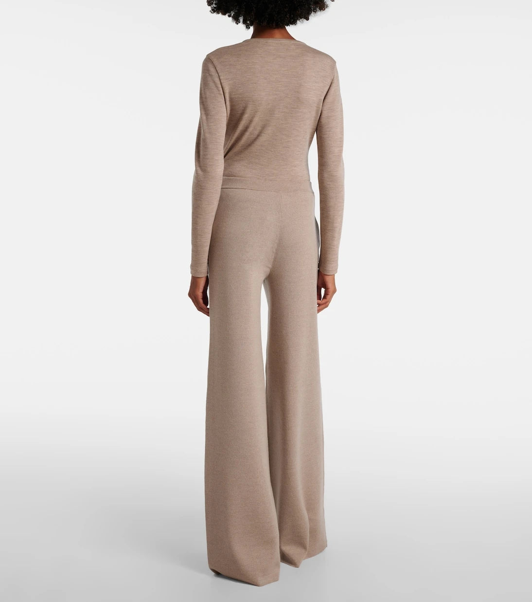 Ralph Lauren Collection - بنطلون صوفي واسع الساقين