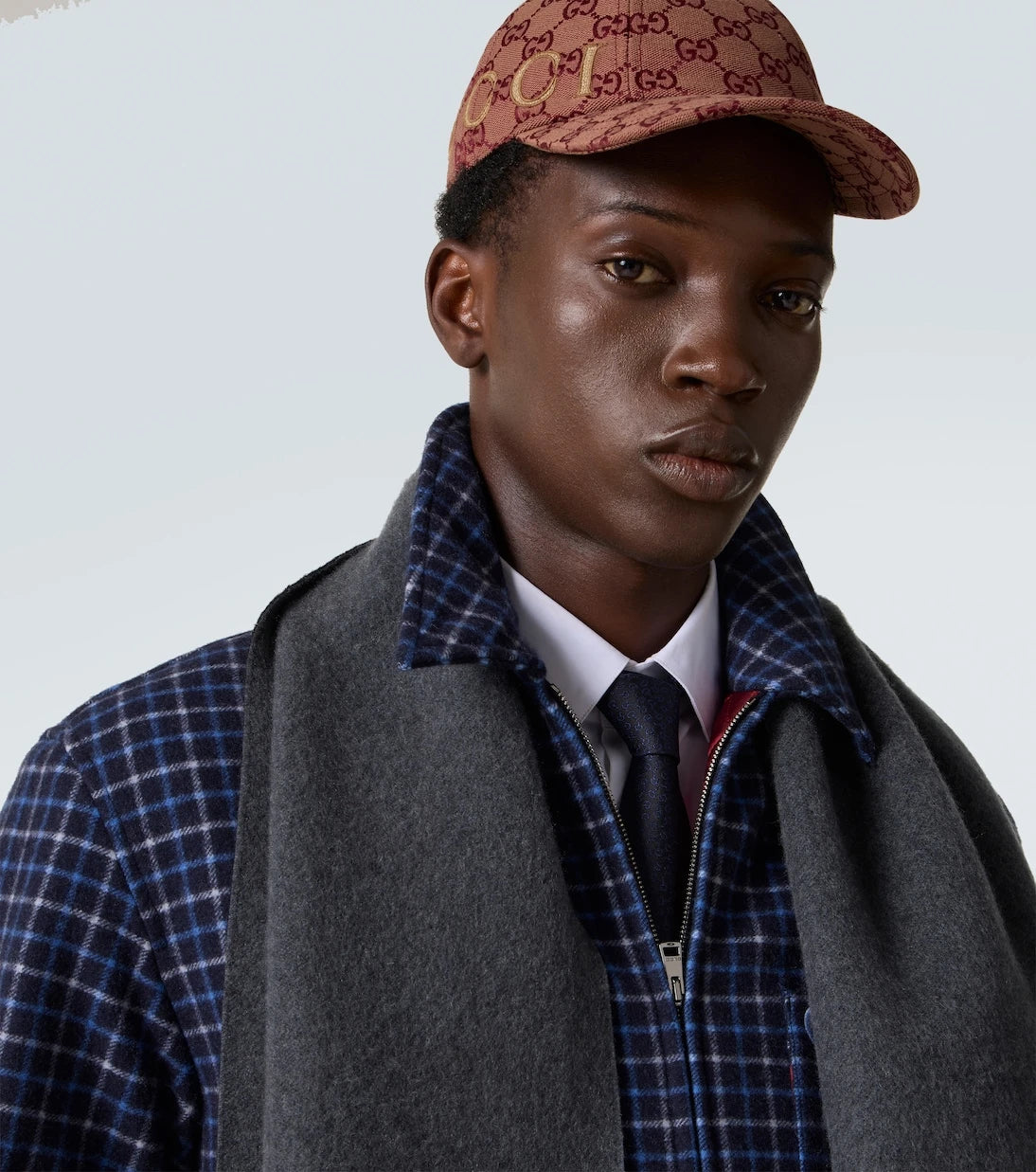 Gucci - GG fringed cashmere scarf