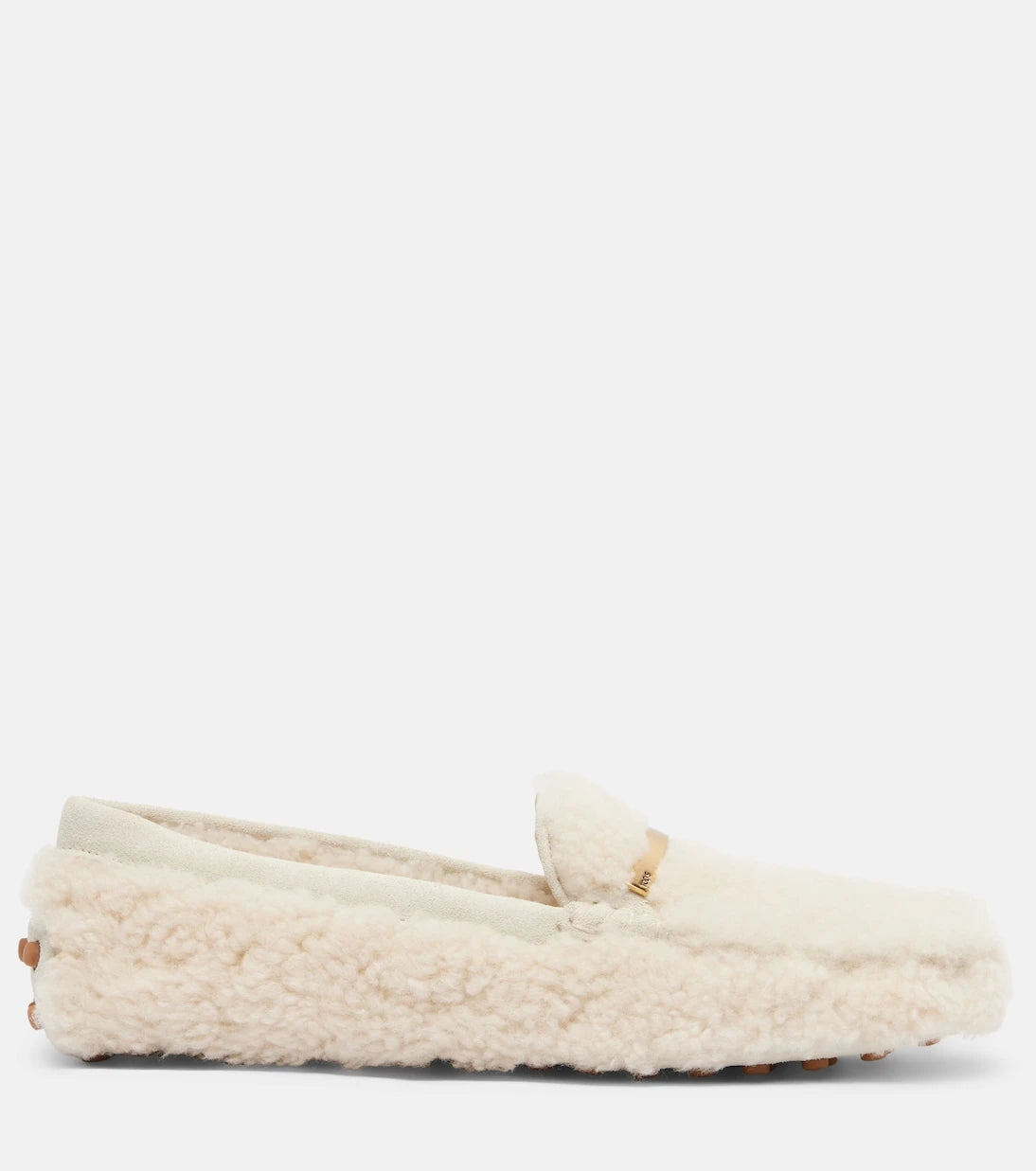 Tod's - Gommino suede-trimmed driving shoes