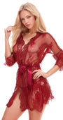 Rose Lace Robe