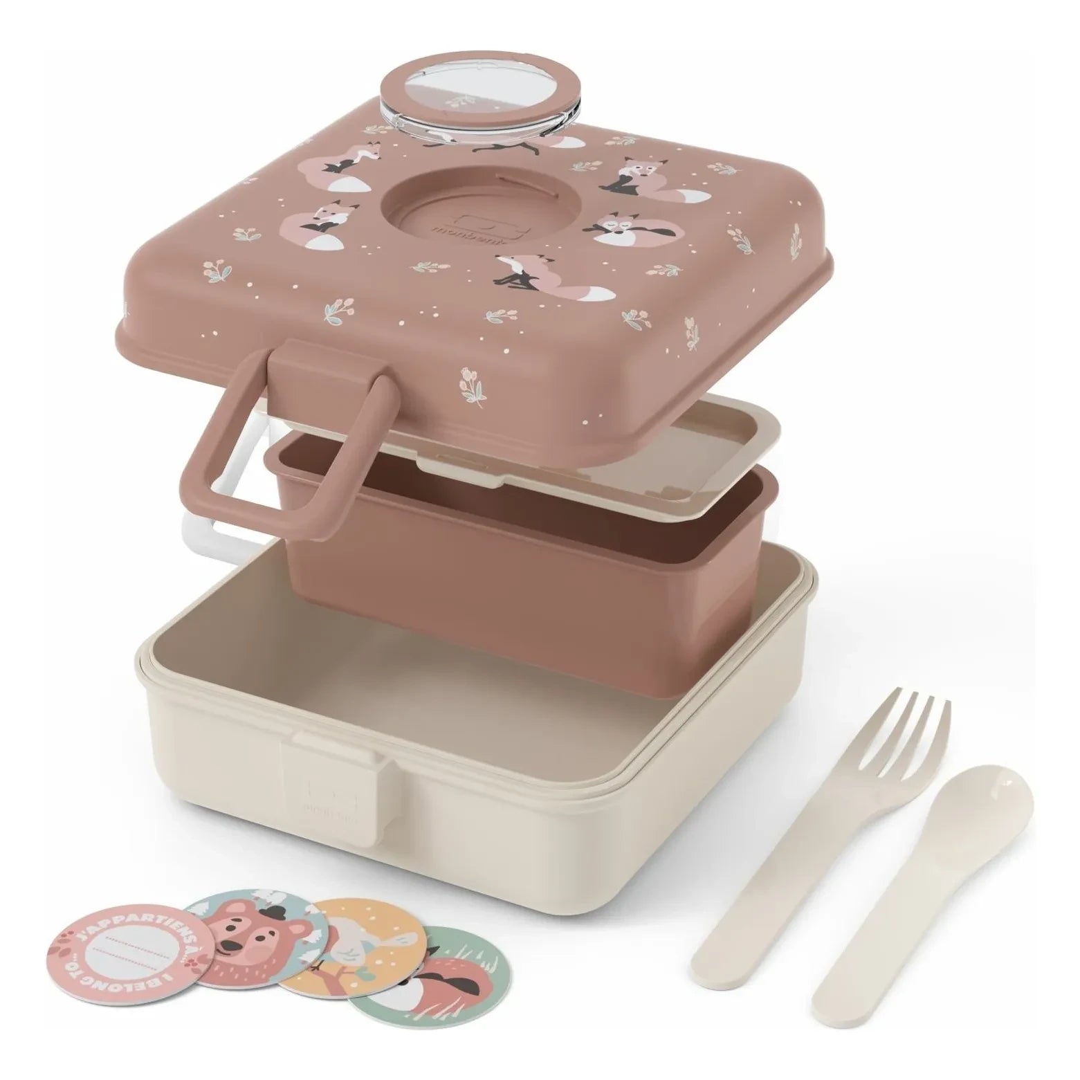 Monbento - Lunch box Snacky Renard | Cannelle