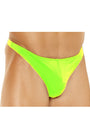 Men's Lime Lycra Thong