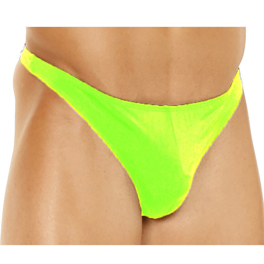 Men's Lime Lycra Thong
