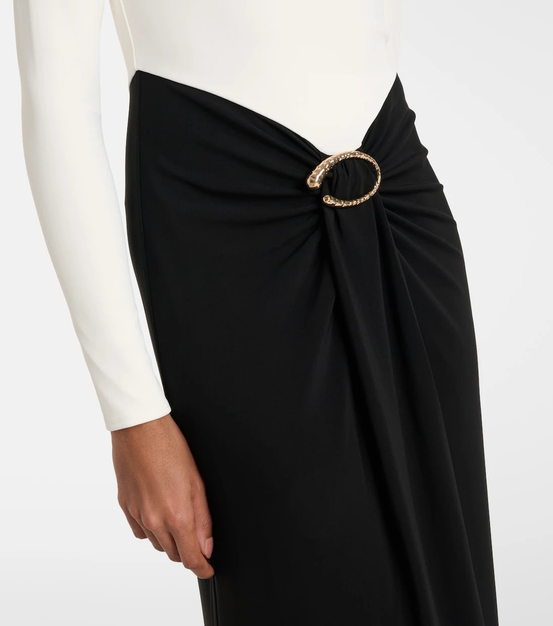 Roland Mouret - Drape jarseli elbise