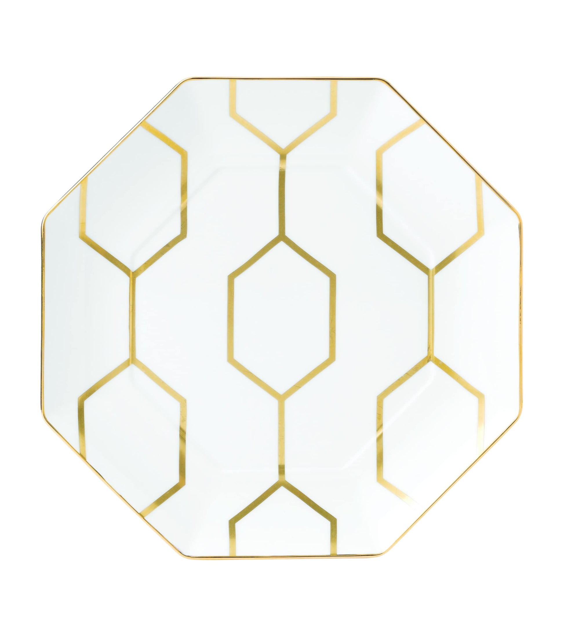 Wedgwood Gio Gold Octagonal Plate (23cm)