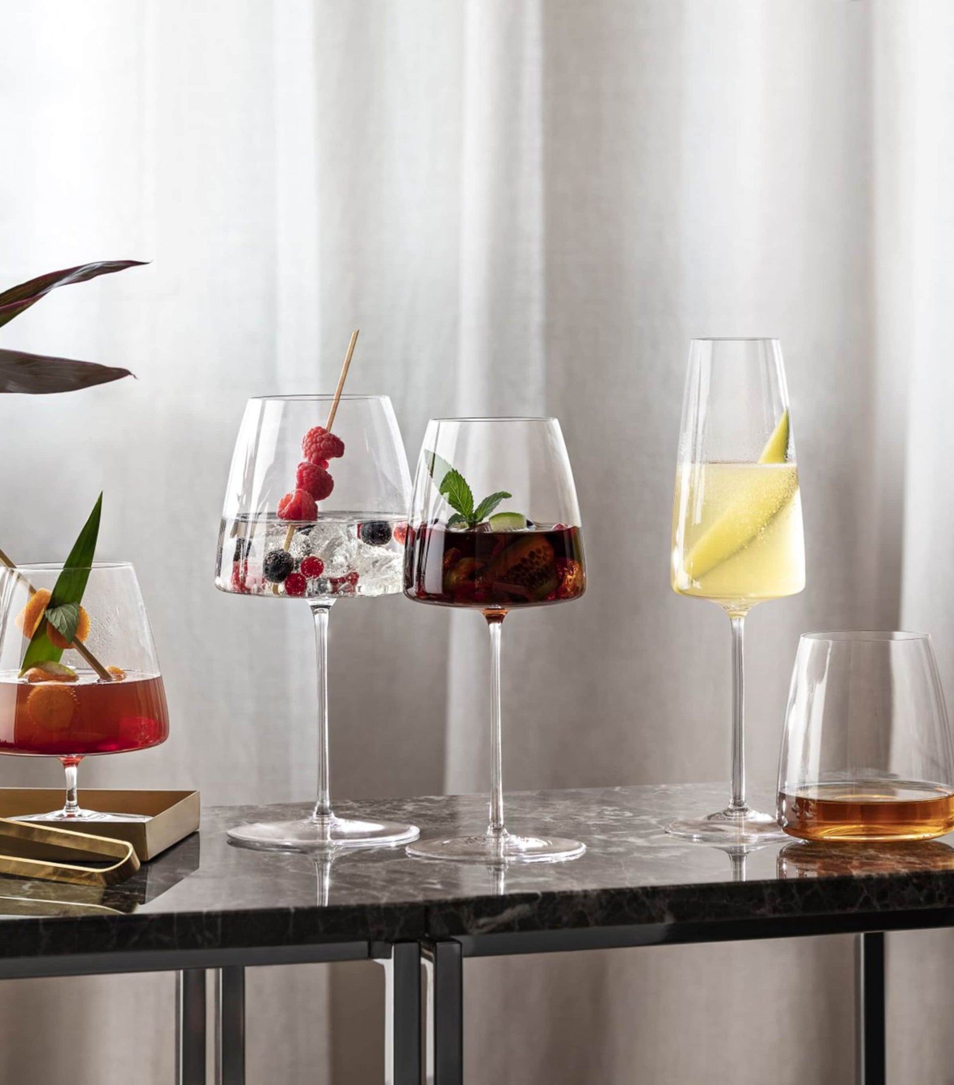 Set of 2 Crystal MetroChic Champagne Flutes (120ml)