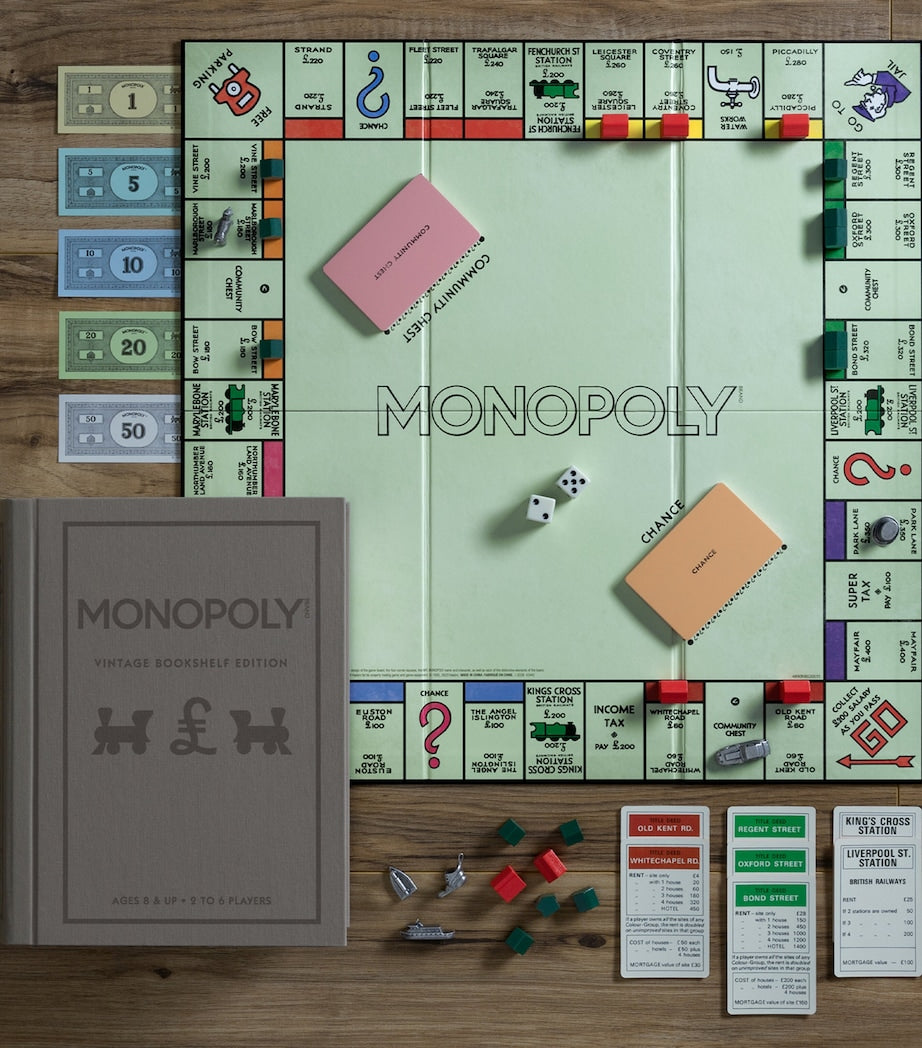 VINTAGE BOOKSHELF Monopoly Board Game