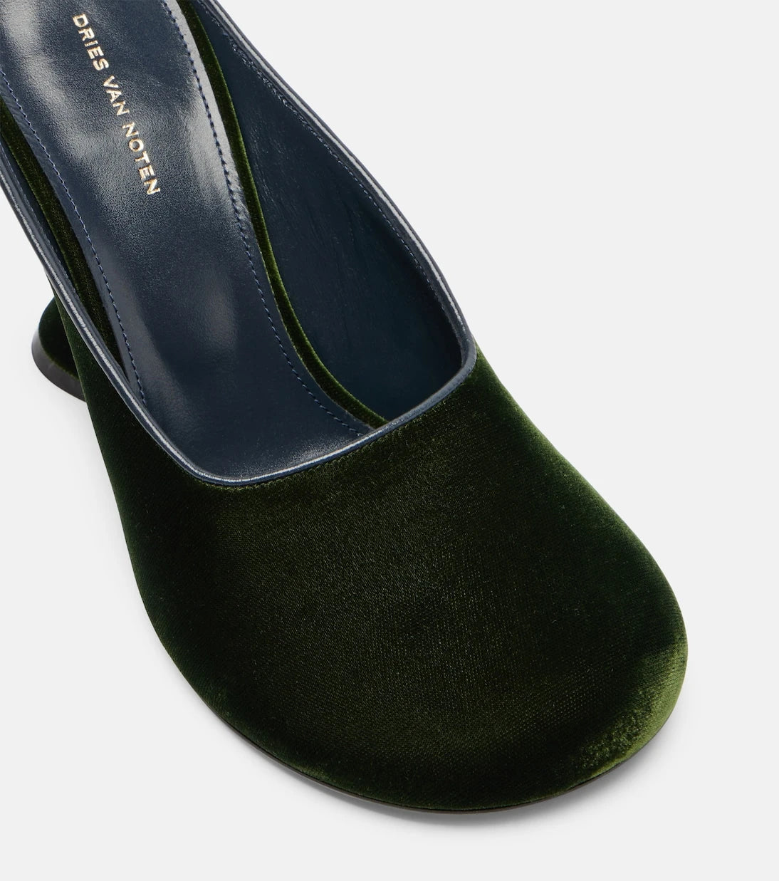Dries Van Noten - 95 kadife dolgu topuklar