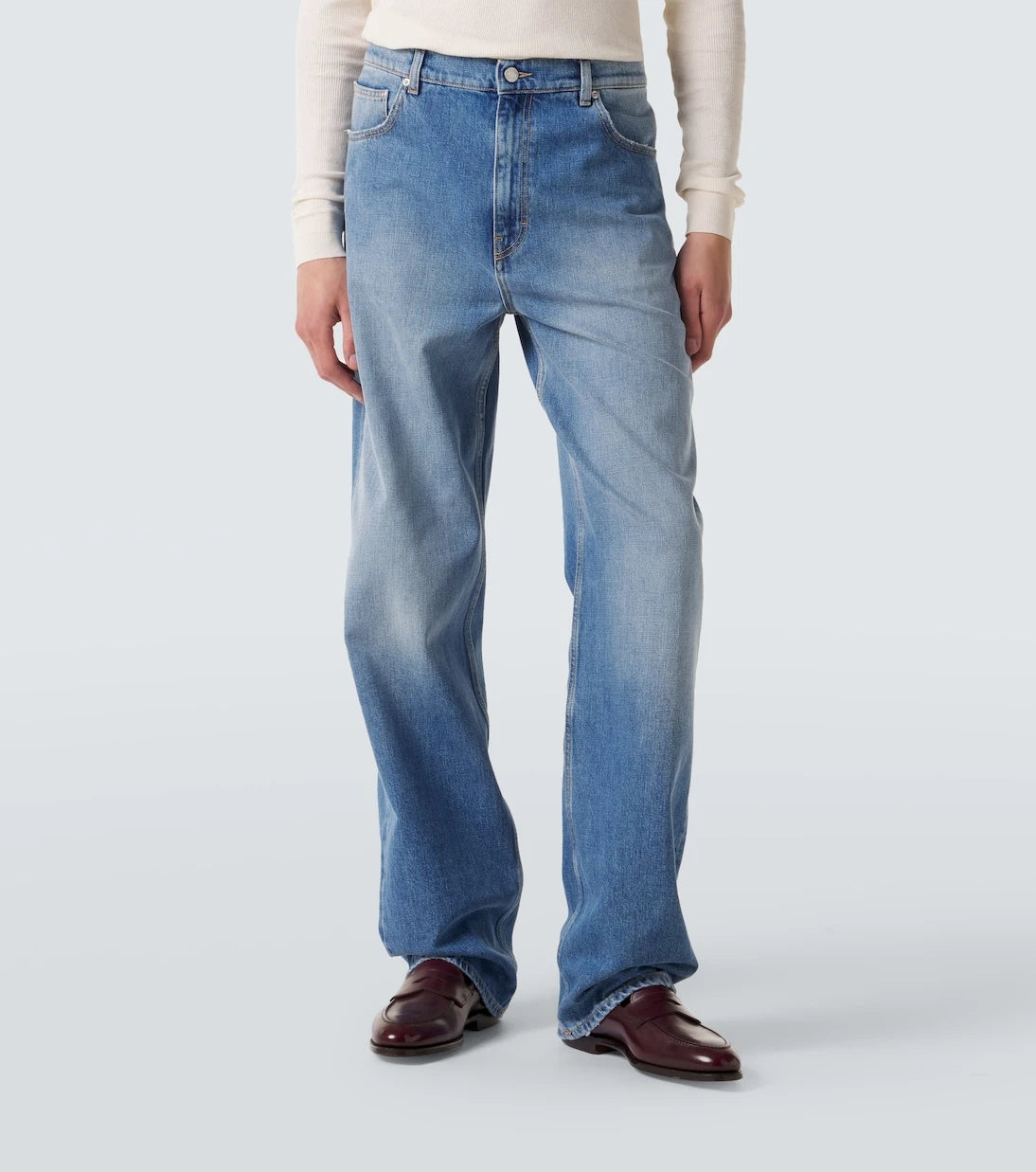 Calvin Klein Collection - Faded straight jeans