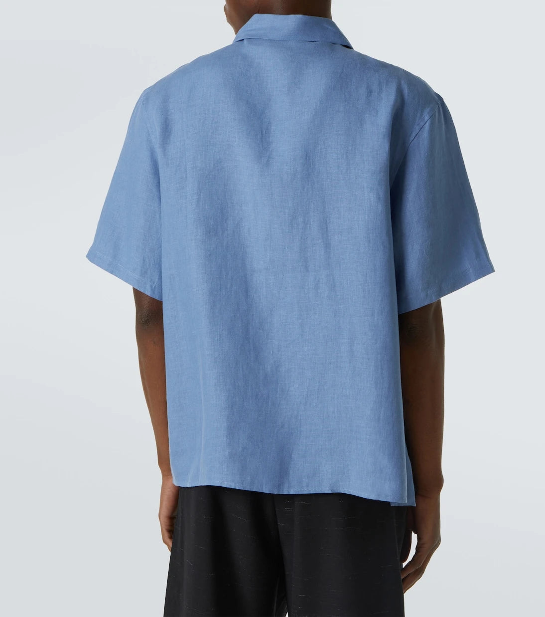 Commas - Linen bowling shirt