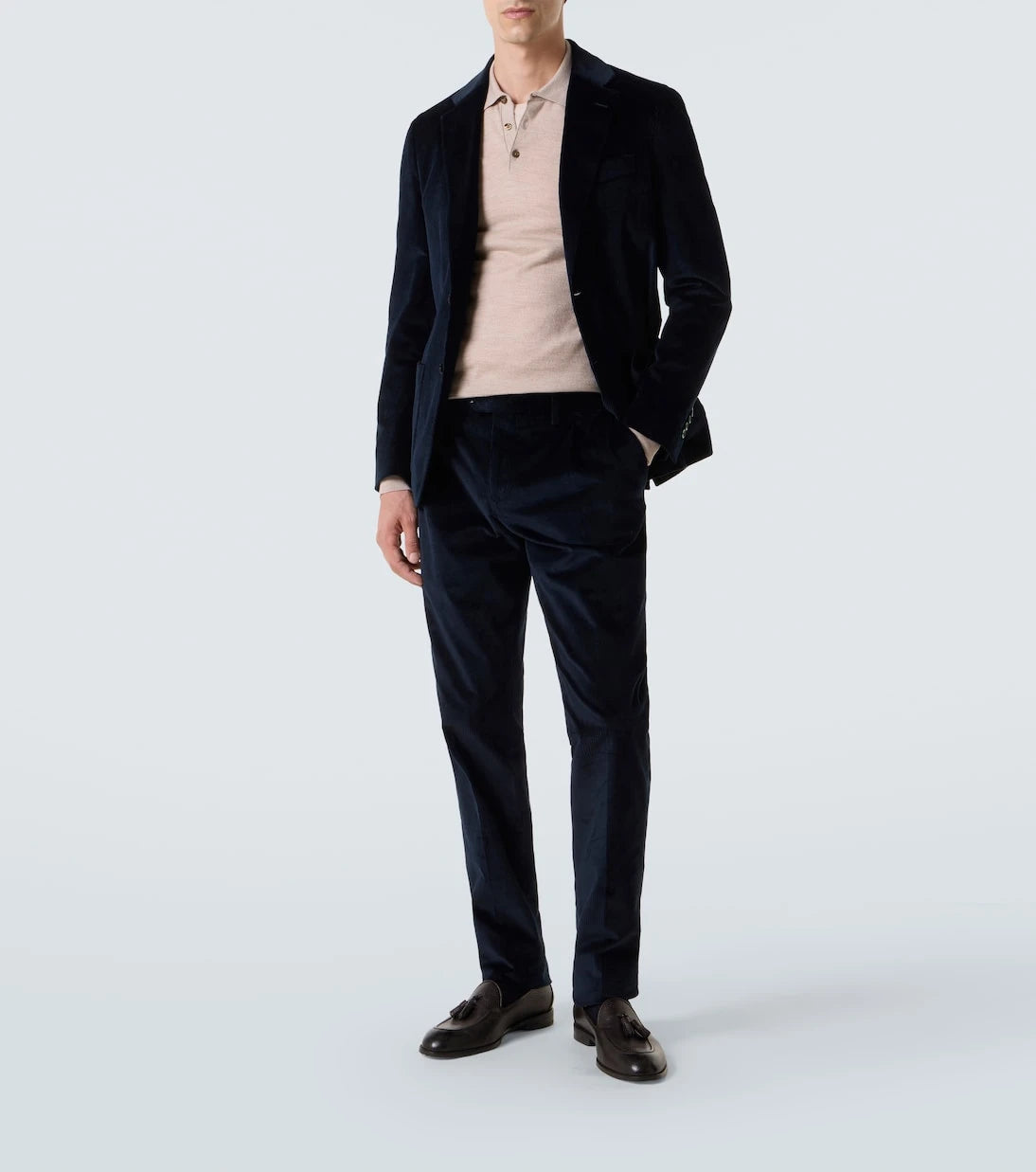 لارديني - بليزر قطن مضلع