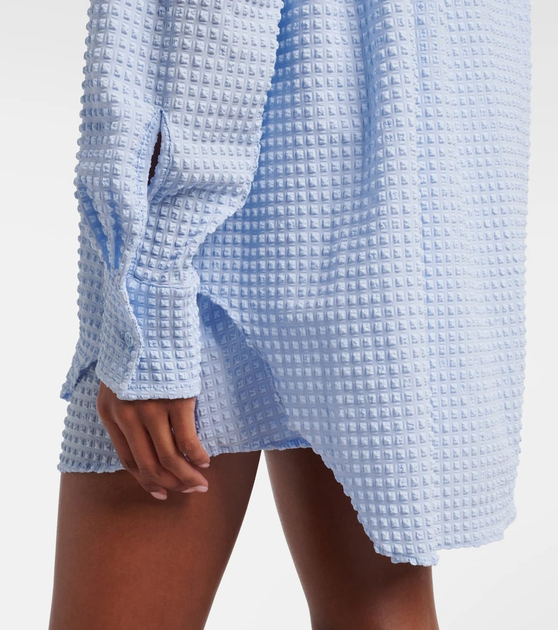 Hunza G - Resort oversized seersucker shirt