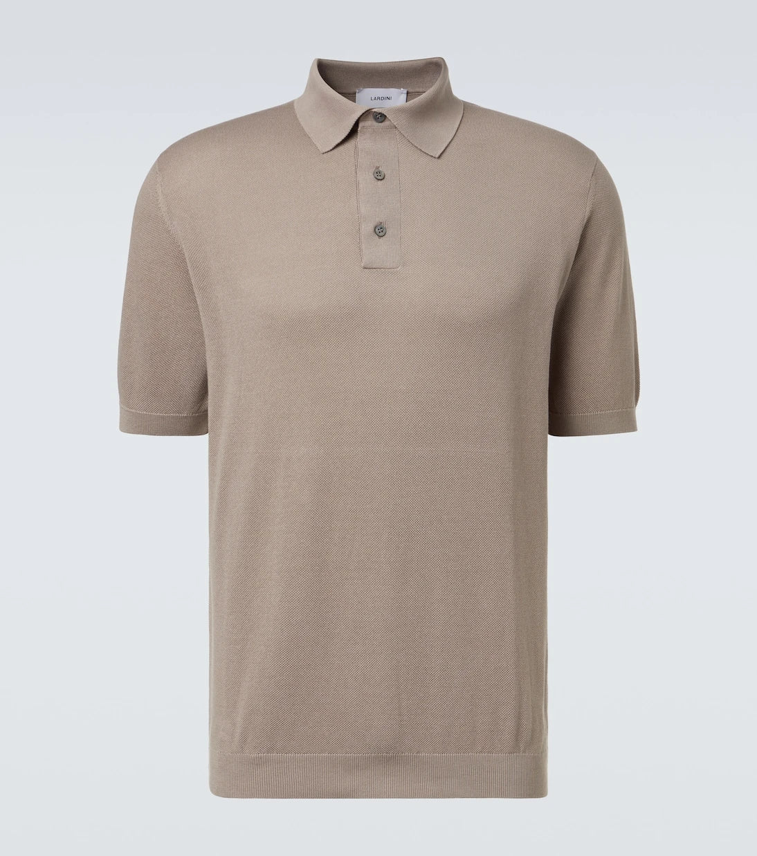 Lardini - Cotton piqué polo shirt