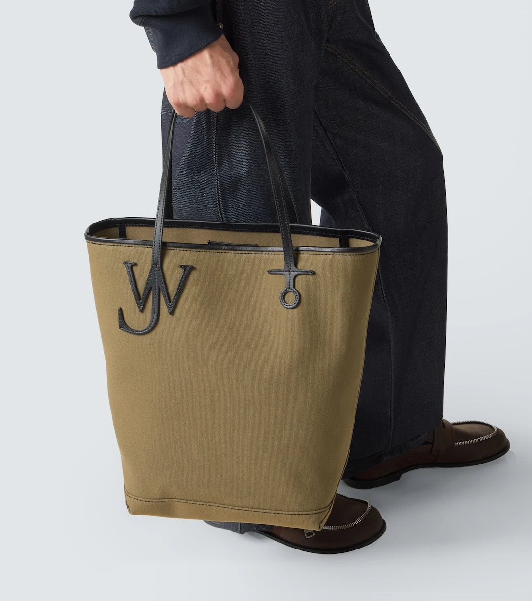 JW Anderson - Anchor Tall canvas tote bag