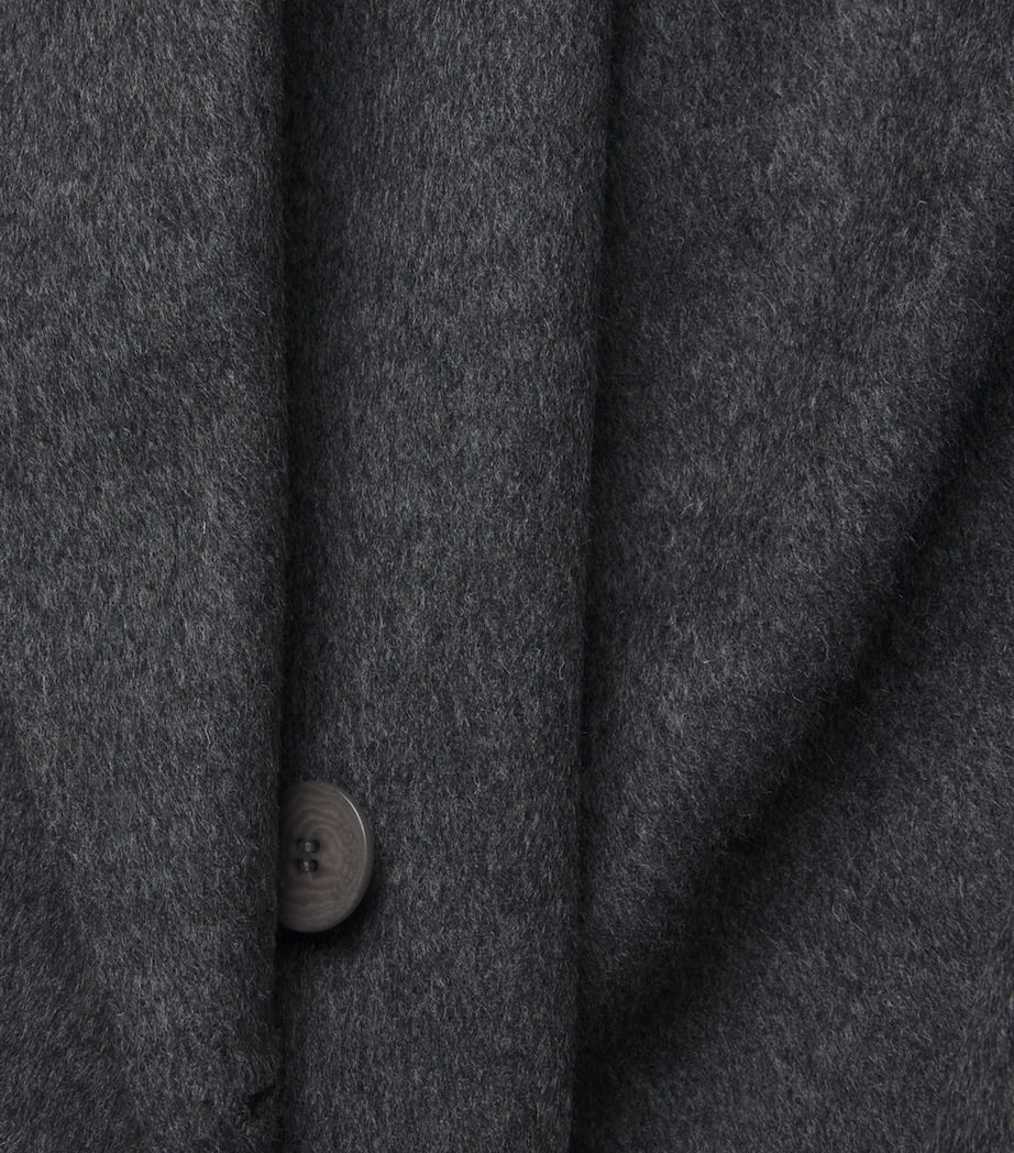 Joseph Grey Double-Faced Wool-Cashmere Costa Coat