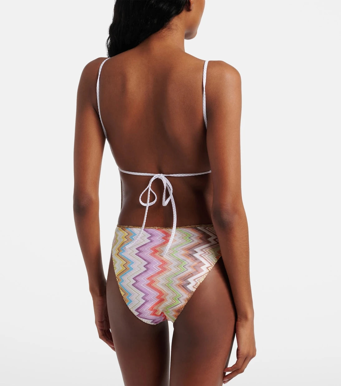 Missoni - Zigzag open-back swimsuit