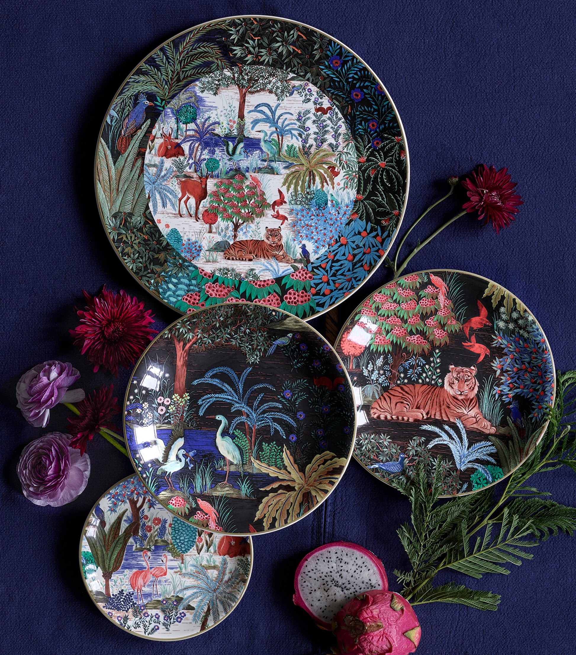 Jardin du Palais Canape Plates (Set of 4)