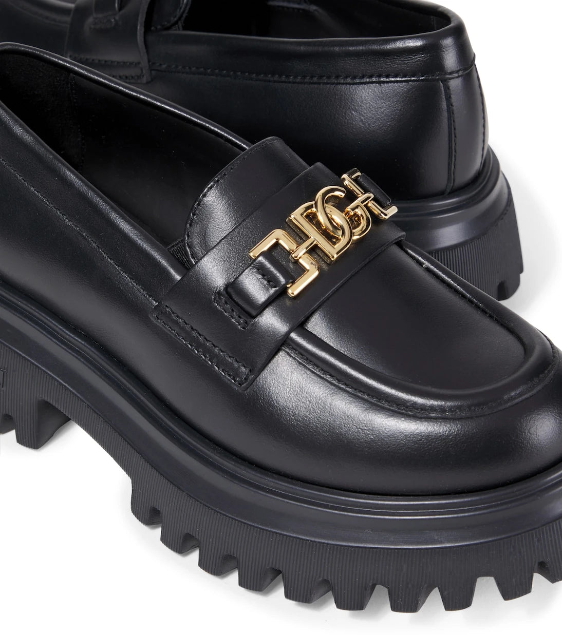 Dolce&Gabbana Kids - حذاء لوفر DG جلدي