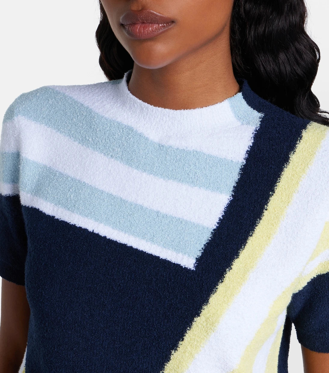 Loewe - Intarsia cotton-blend bouclé sweater