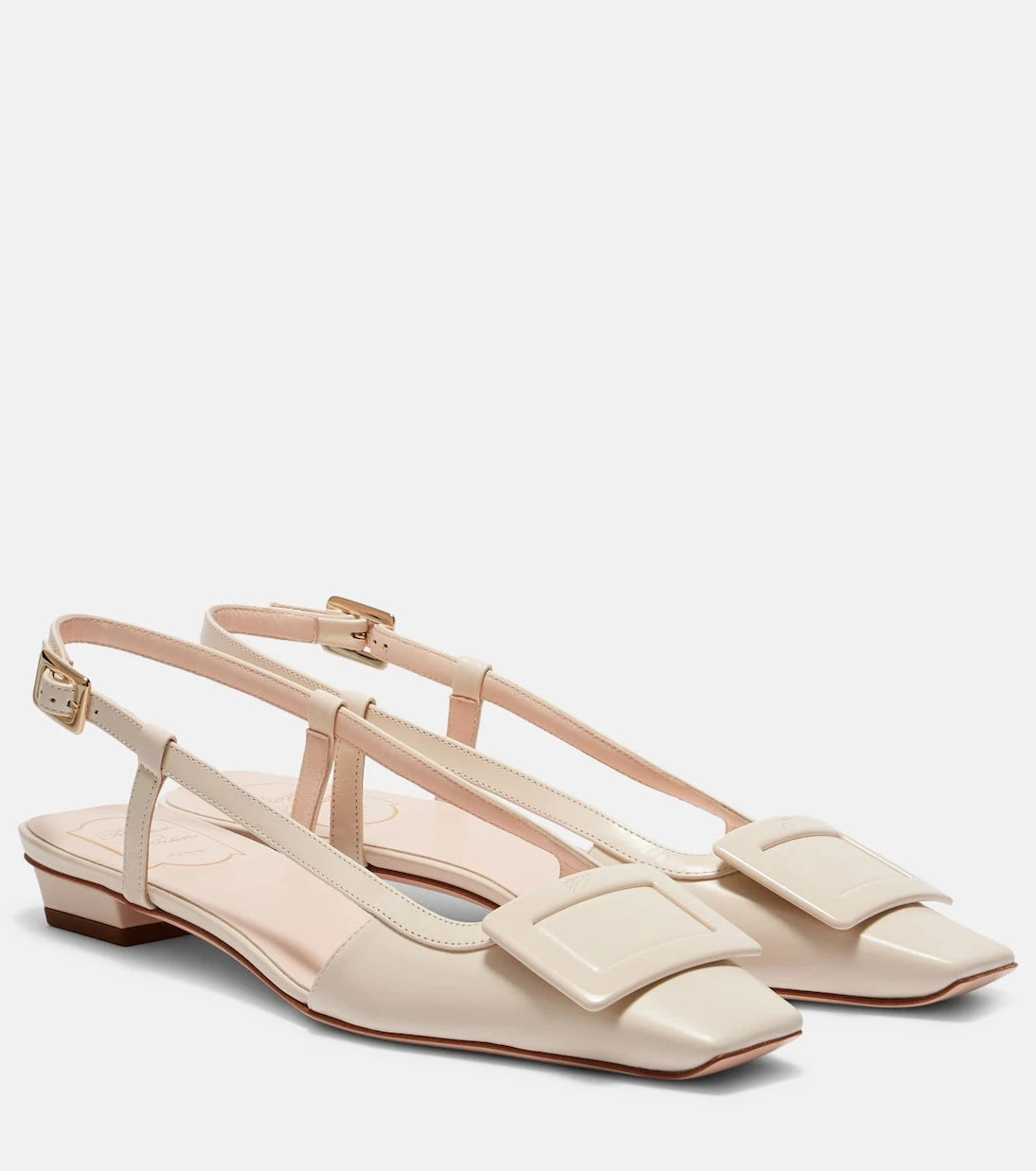 Roger Vivier - Belle Vivier 25 leather ballet flats